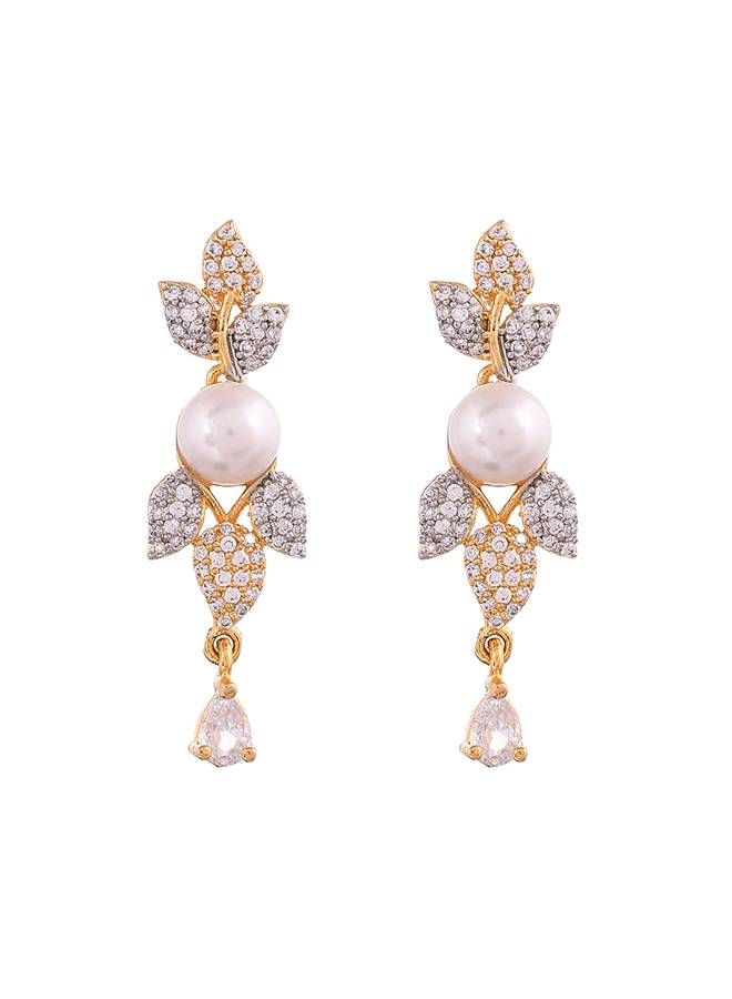 Sparkling Elegance Regal Radiance Pearl Necklace Set : 8905124529241