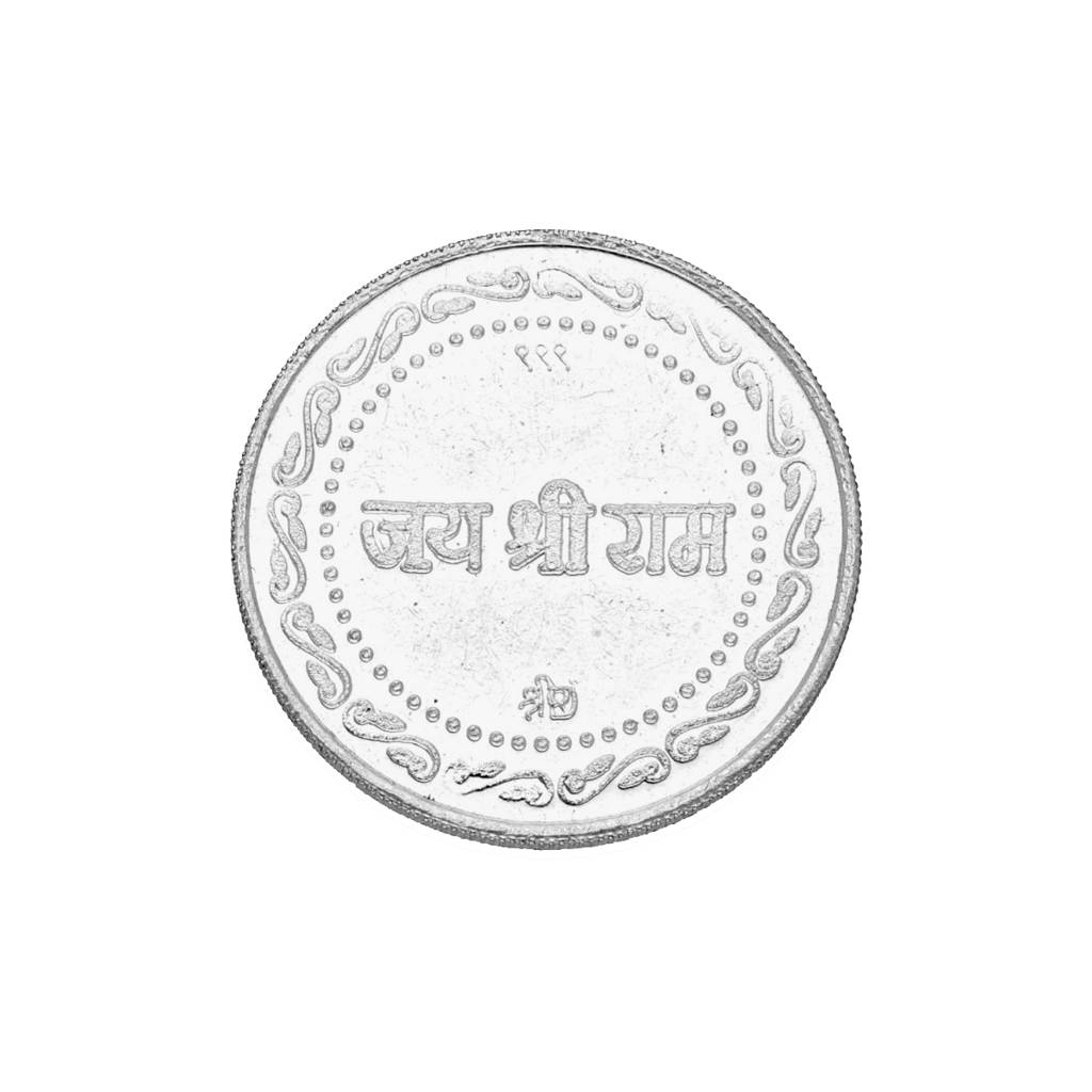 Hanumanji Silver Coin : JPOCT-20-49