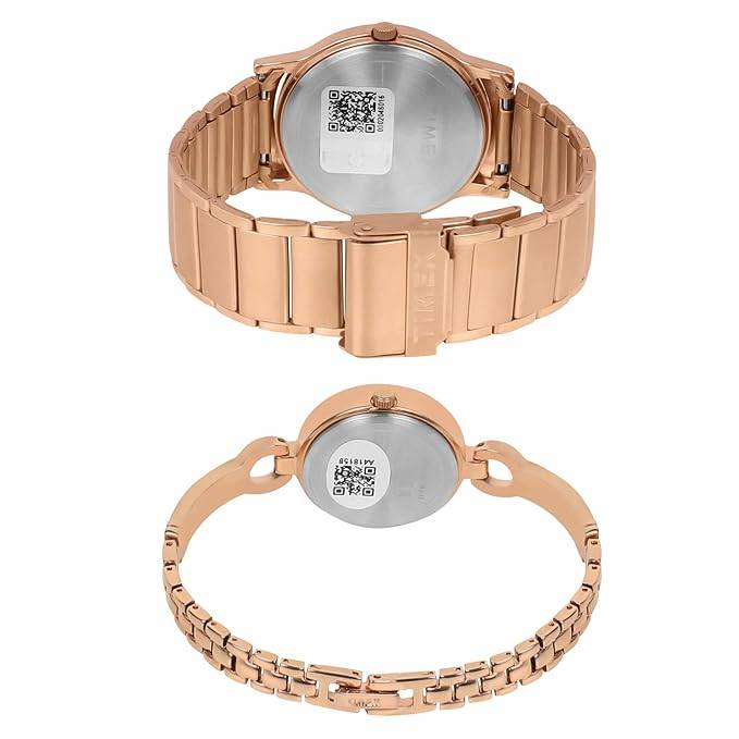 Timex Trendline Round 39Mm Analog Pair Watch - Tw00Pr264 : TW00PR263