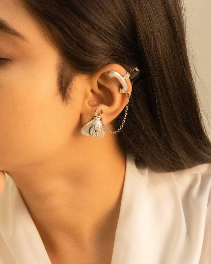 Mizoya Vintage Inspired Telephone Earcuff : SE8004