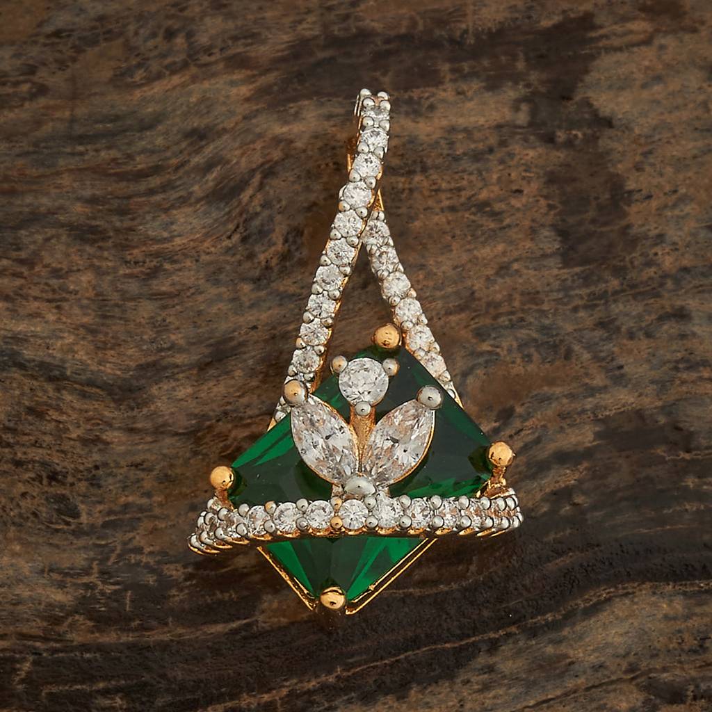 Kushal'S Fashion Jewellery Party Zircon Chain Pendant Earring Set-182479 : 435822