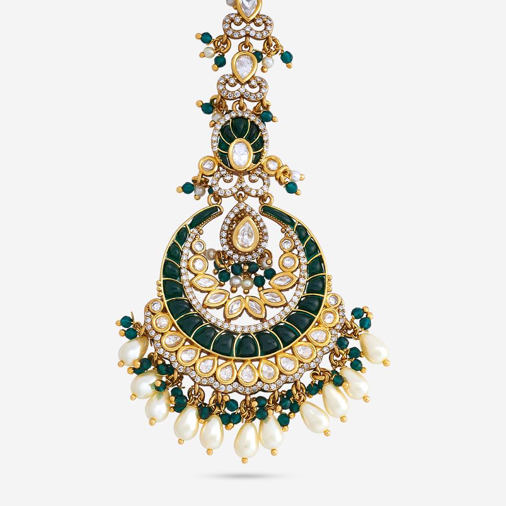 Ethnic Kundan Maang Tikka-186655 : 445079