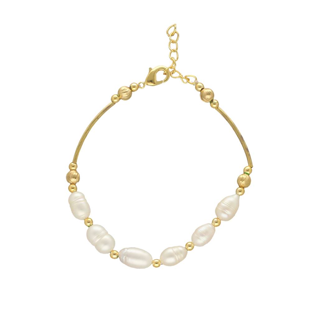 Zenia 1 Line Pearl Bracelet : JPAUG-23-024