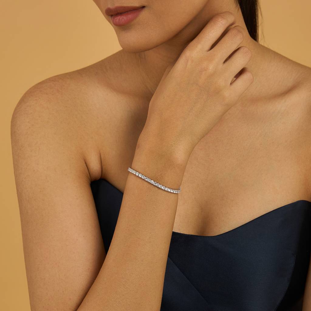 Kushal'S Fashion Jewellery Plated Party Zircon Bracelet -179986 : 430343