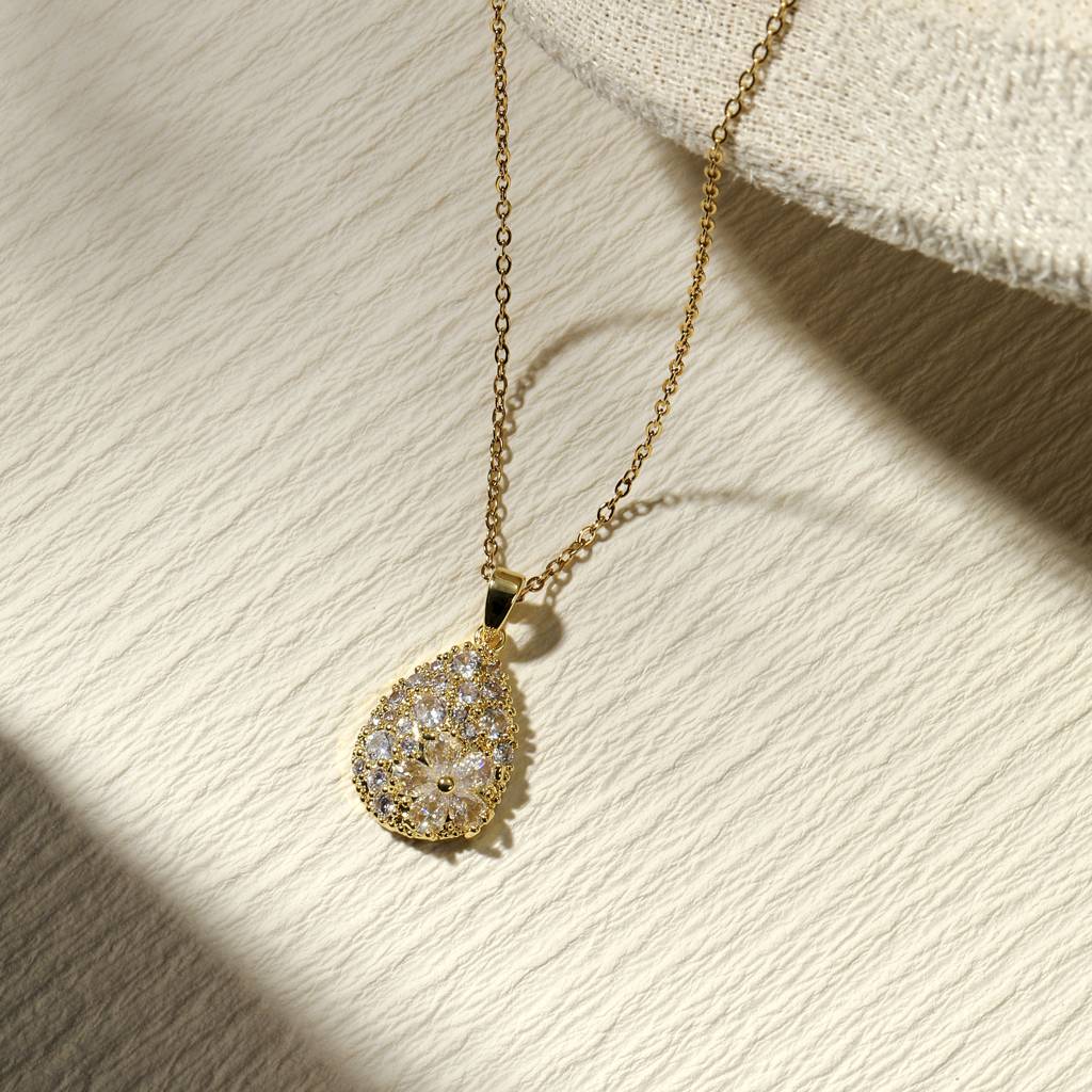 Gulaabo Necklace : NS14525-G-WHT