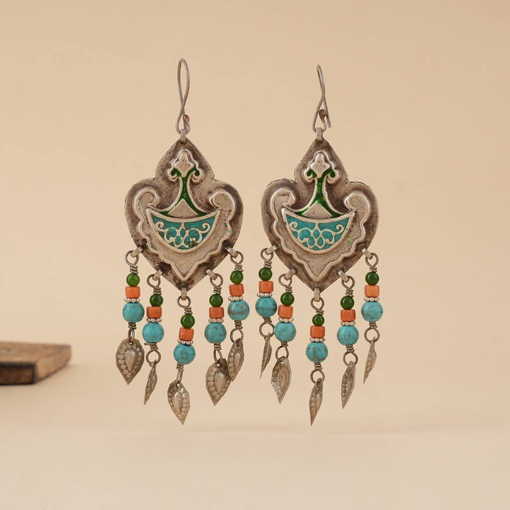 Afghan Earrings. : SSE843