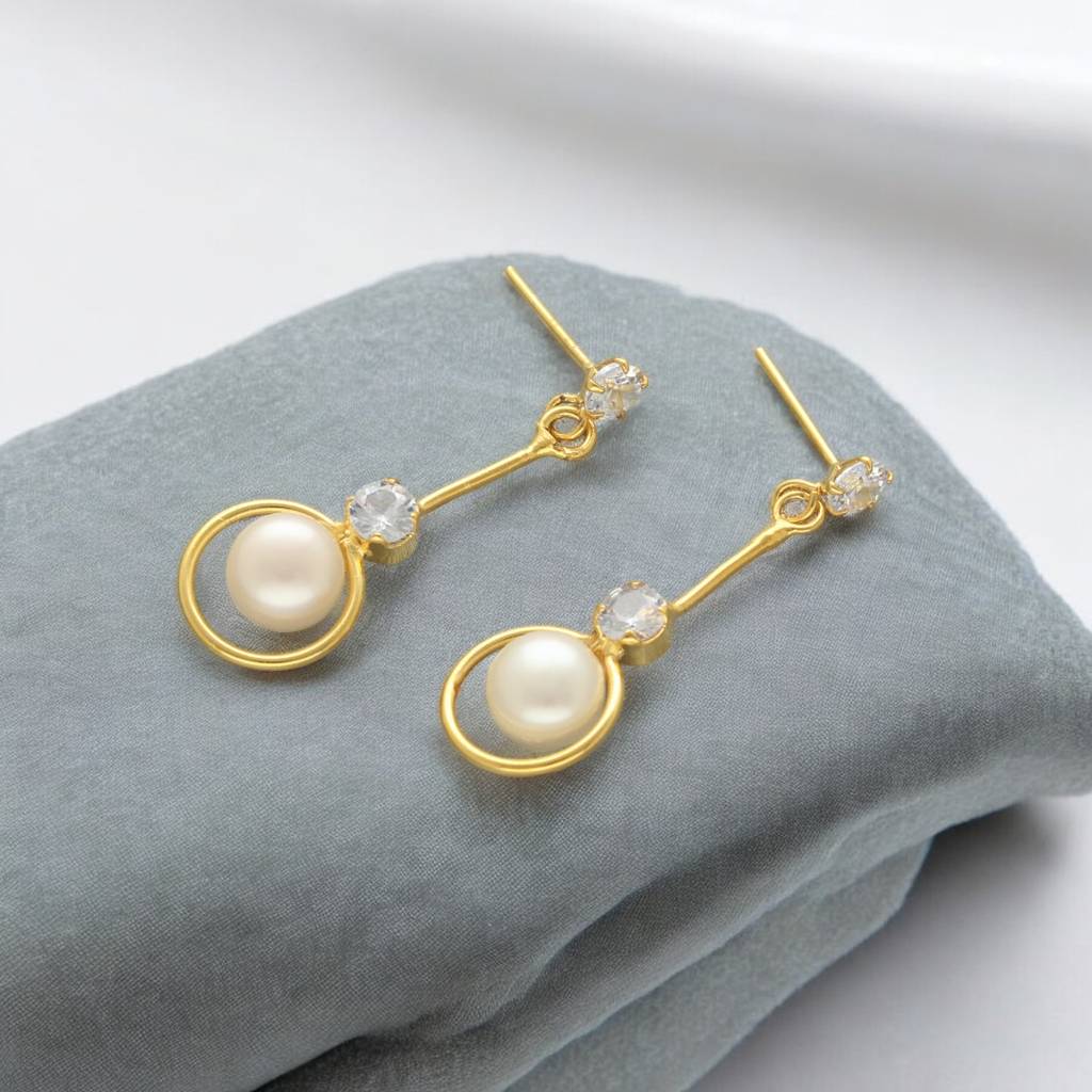Vyom Pearl Earrings Pack 2 : JPD-24-14
