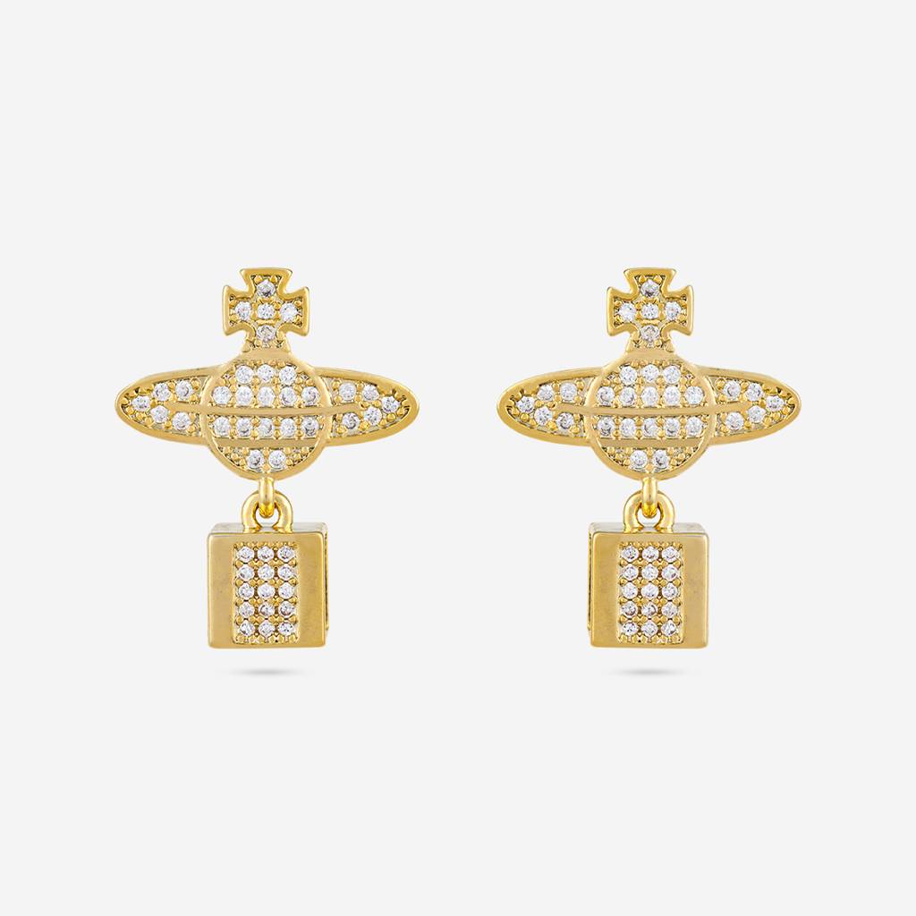 Kushal'S Fashion Jewellery White Gold Plated Party Trendy Zircon Drops-187518 : 446724
