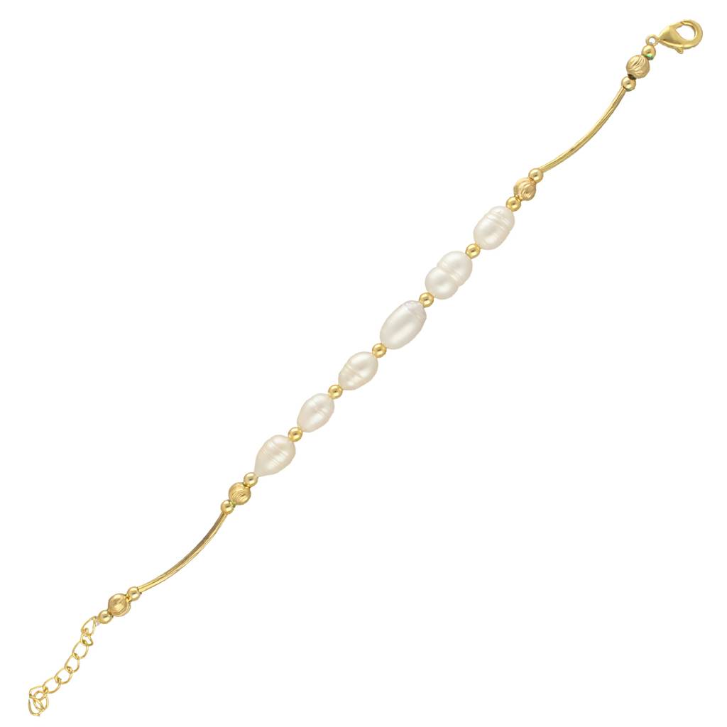 Zenia 1 Line Pearl Bracelet : JPAUG-23-024