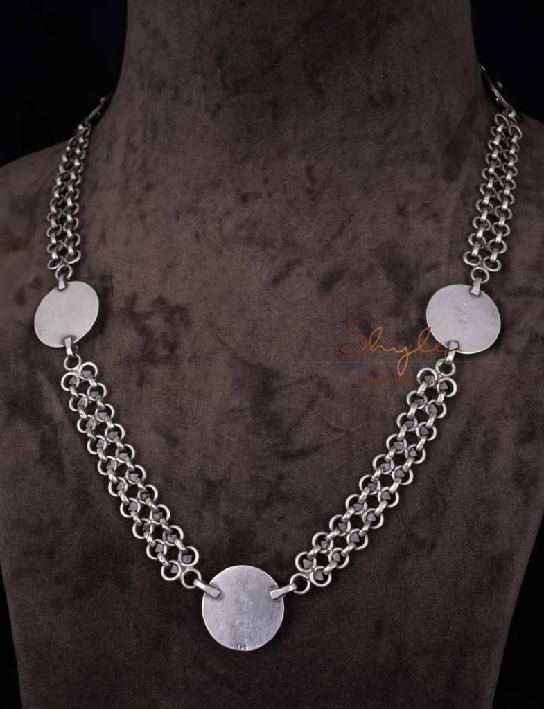 Mizoya Flower Motif Versatile Chain Necklace : SN105