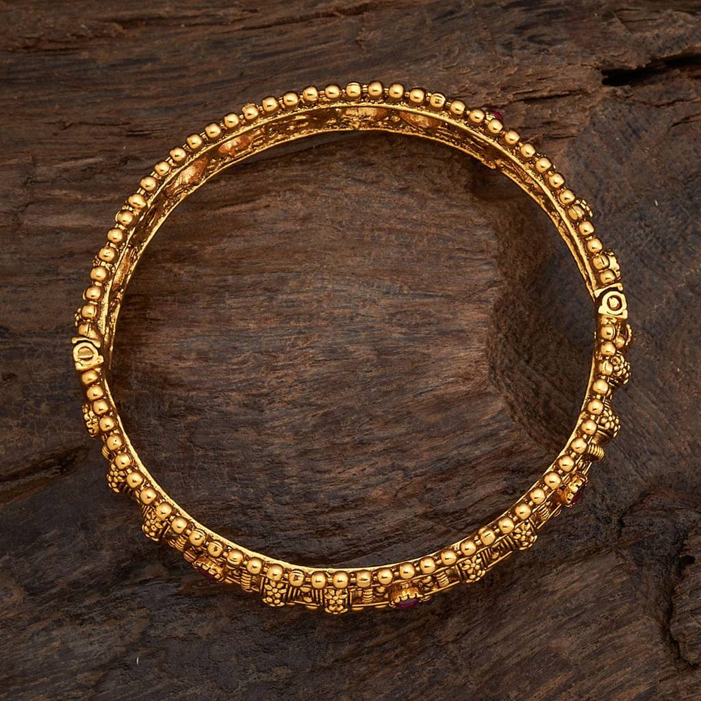 Kushal'S Fashion Jewellery -Plated Antique Bangle -146749 : 407926