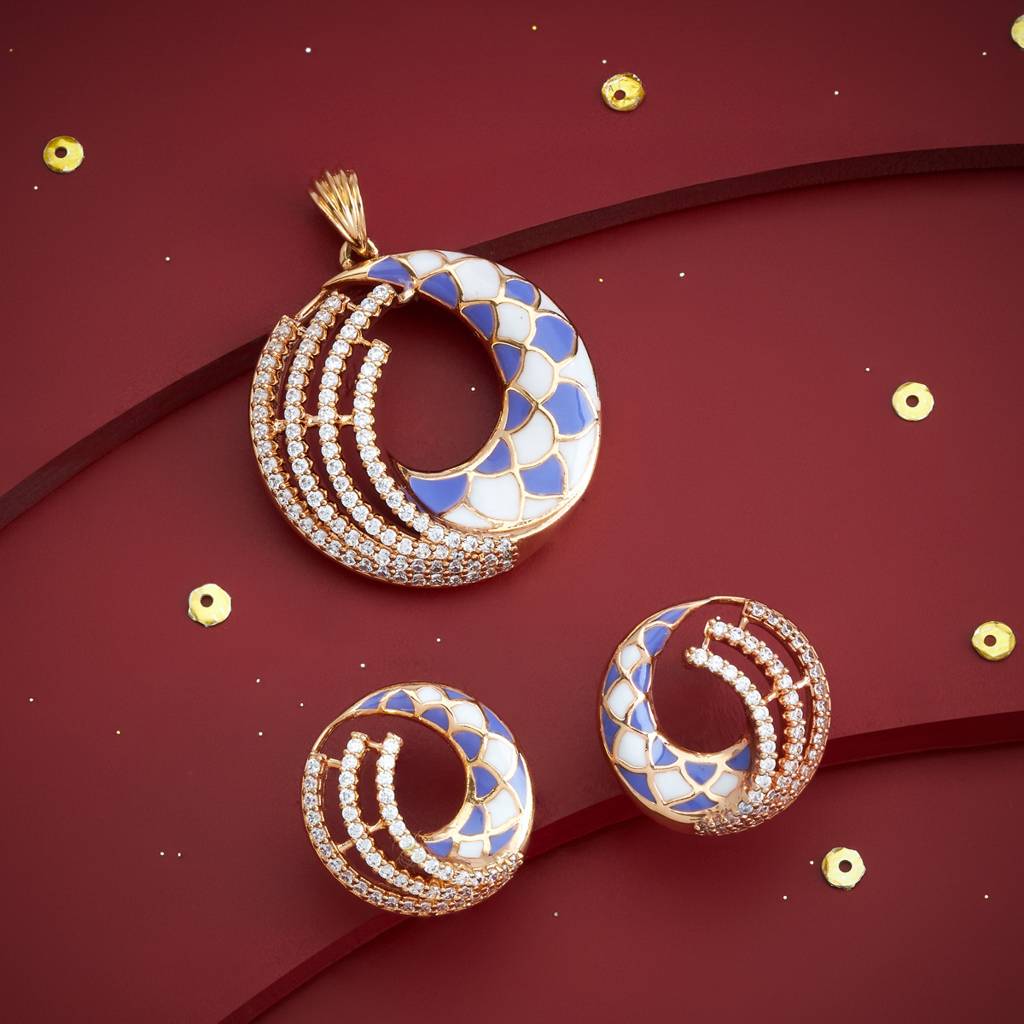 Party Zircon Pendant Set-184737 : 449099
