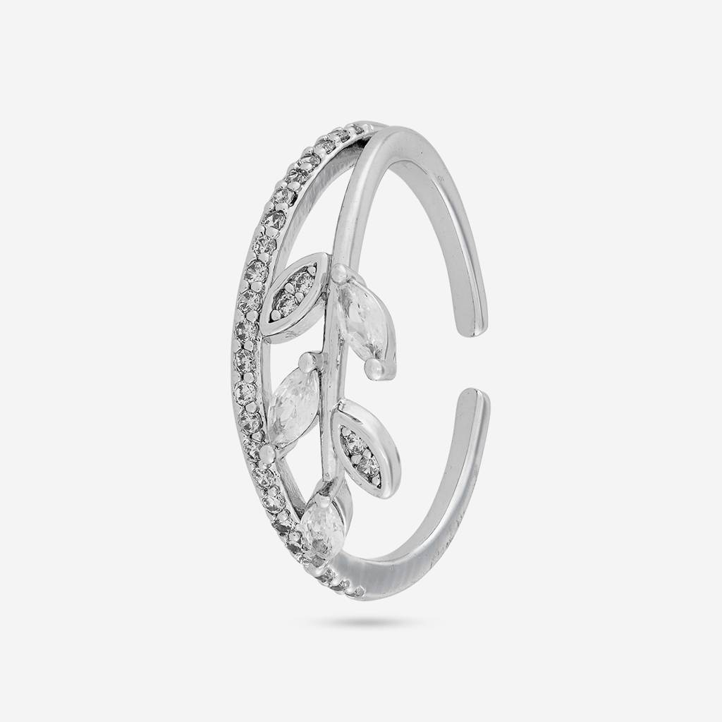 Kushal'S Fashion Jewellery -Plated Party Trendy Zircon Finger Ring -192484 : 455227
