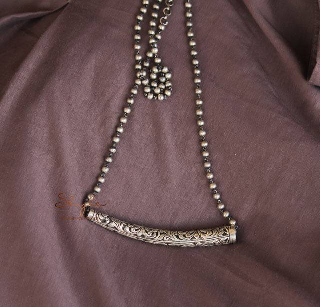 Moh Chitai Intricate Ball Chain Necklace : SN1100