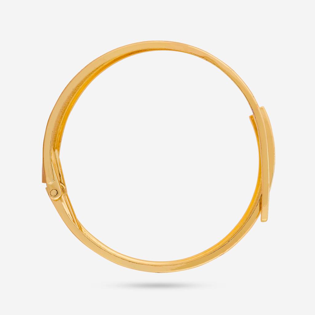 Kushal'S Fashion Jewellery Gold-Plated Party Trendy Zircon Adjustable Kada -455488 : 455488