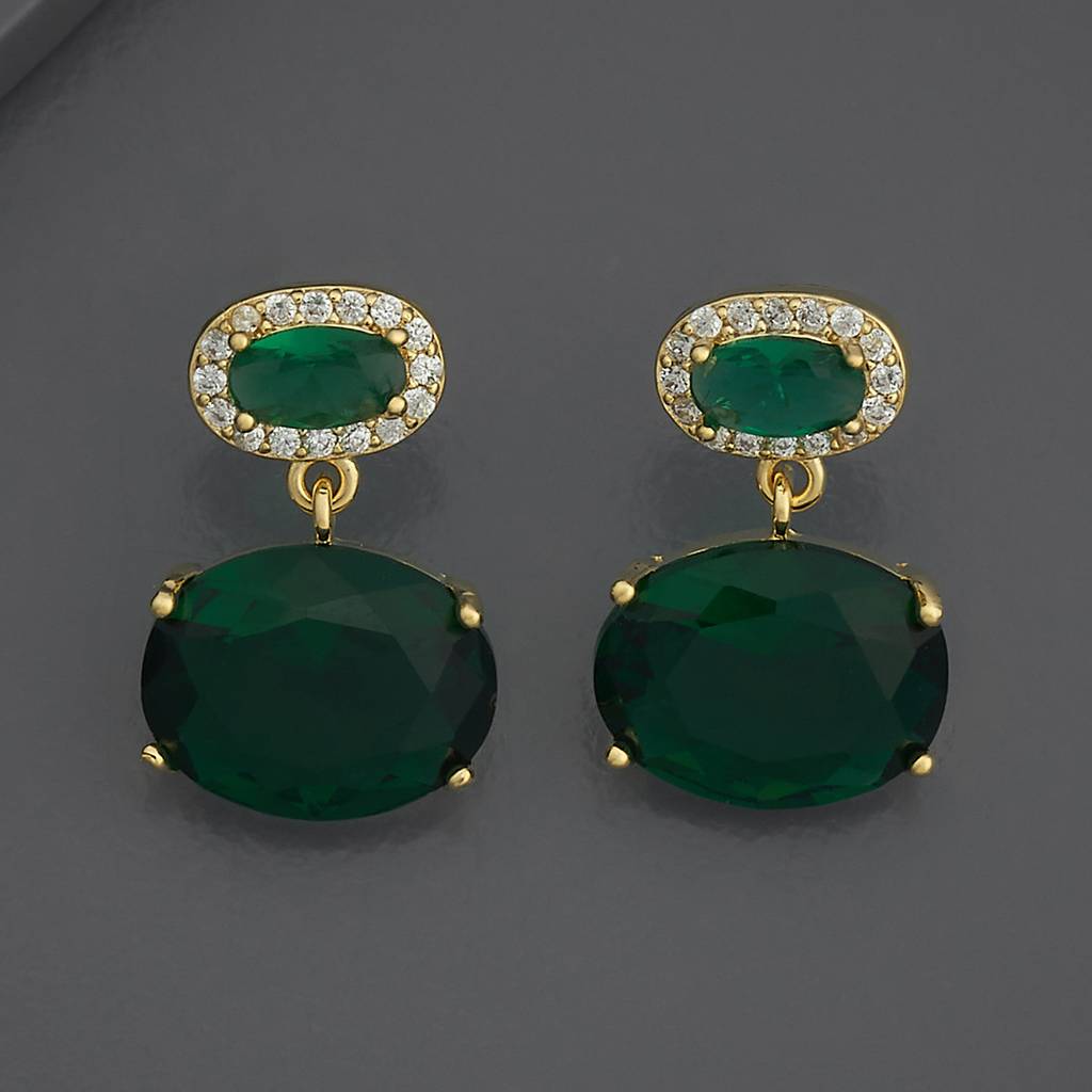Kushal'S Fashion Jewellery Party Zircon Drop Earrings-186187 : 444039