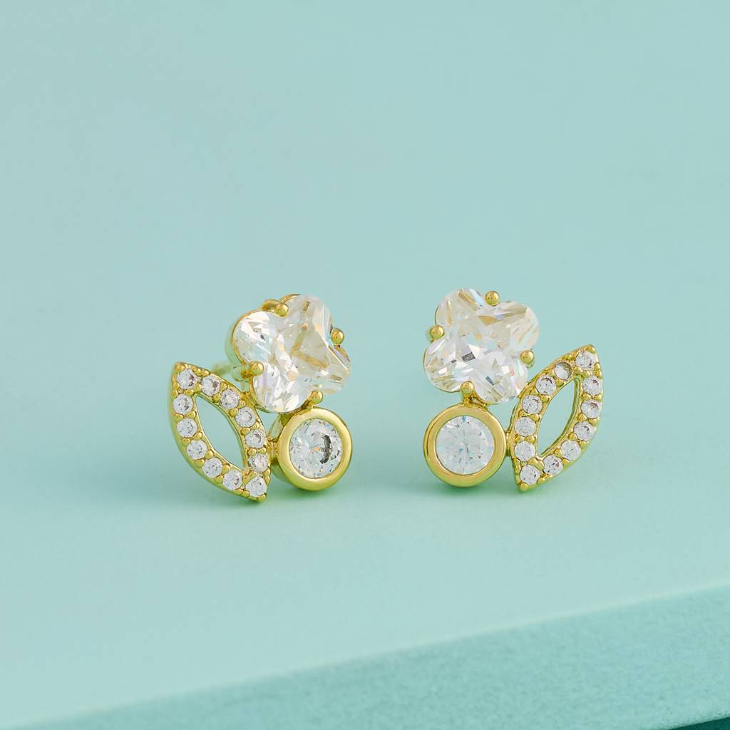 Kushal'S Fashion Jewellery -Plated Party Trendy Zircon Stud Earrings -192760 : 455689