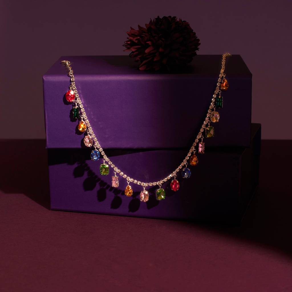Sundara Multi Stone Necklace : NS12256