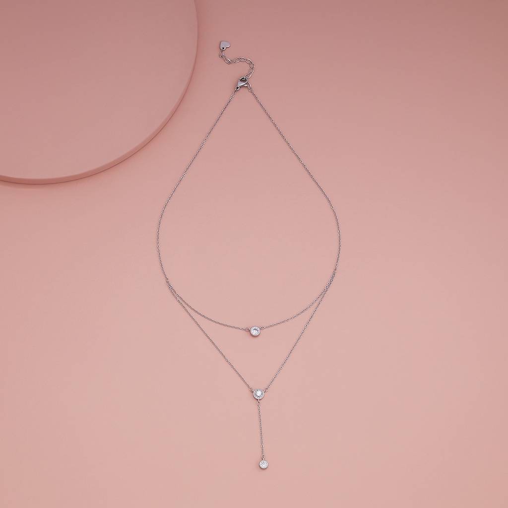 Kushal'S Fashion Jewellery  Plated Party Trendy Zircon Necklace-187039 : 445767