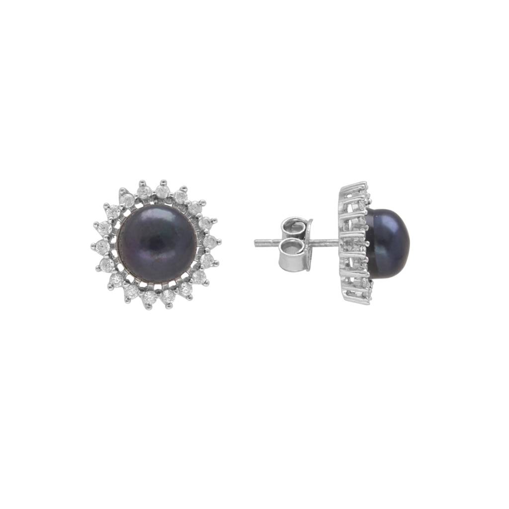 Turvi Stud 925 Silver Earrings : JPMAY-22-128