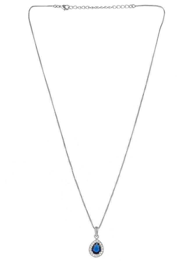 Sparkling Essentials Blue Teardrop Cut Cz Box Set : 8905124480535