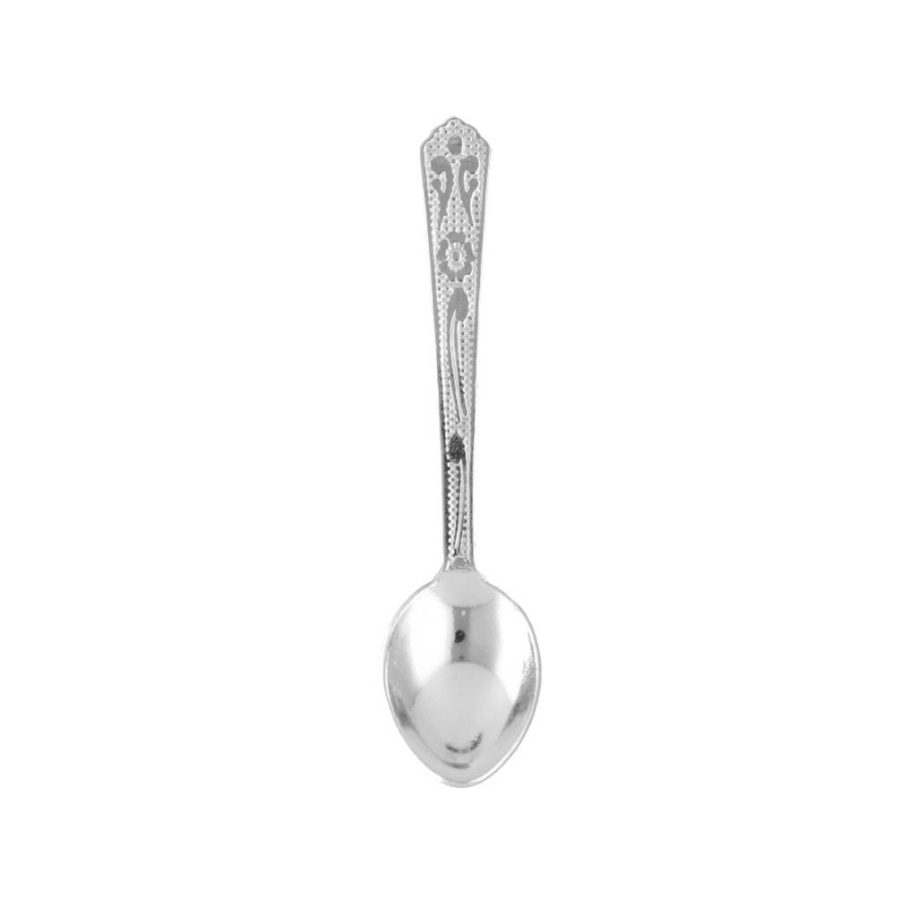 80% Purity-5 Grams Engraved Silver Spoon : JPAUG-25-114