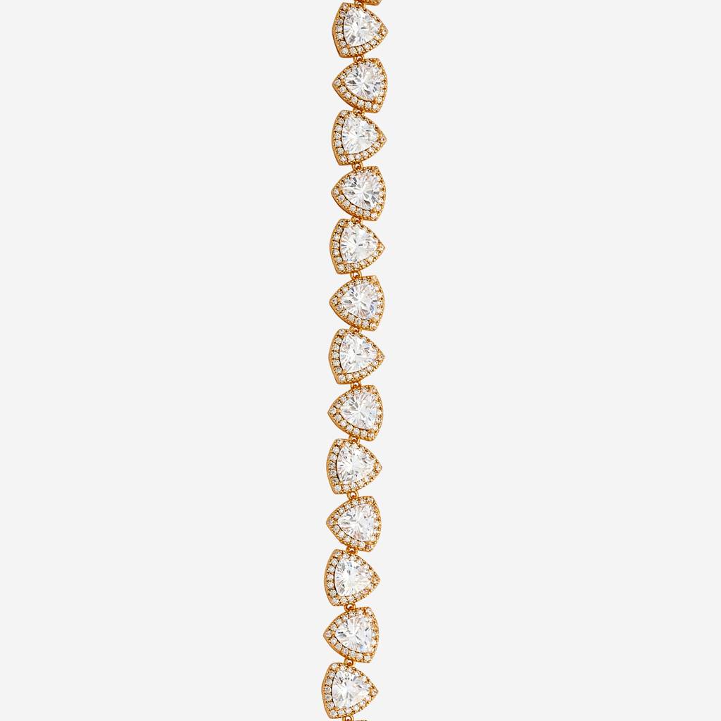 Plated Party Zircon Bracelet -185106 : 441881