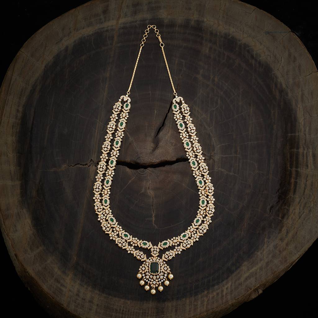 Party Zircon Necklace-170185 : 409563