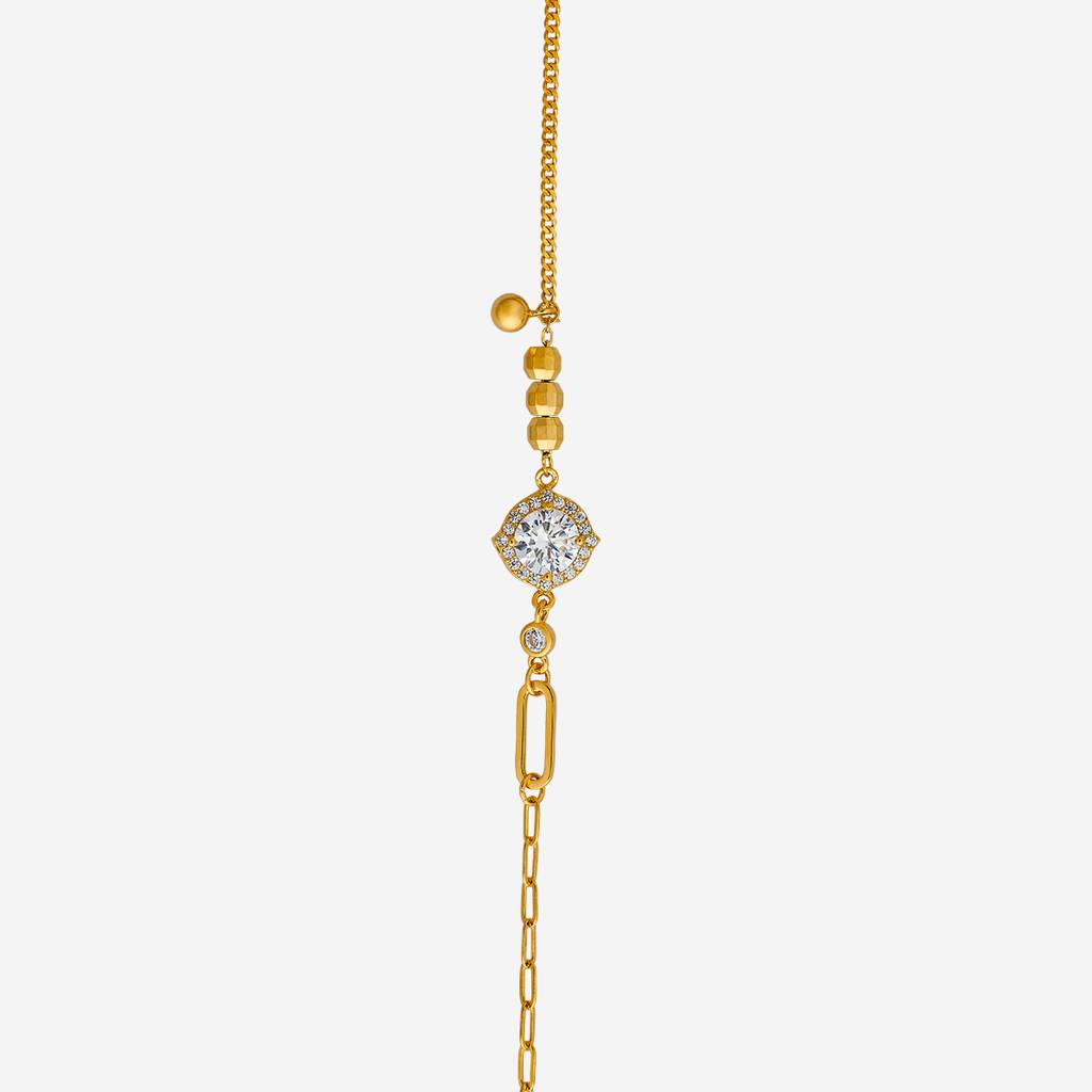 Kushal'S Fashion Jewellery Plated Party 92.5 Sterling Silver Bracelet -191369 : 453427