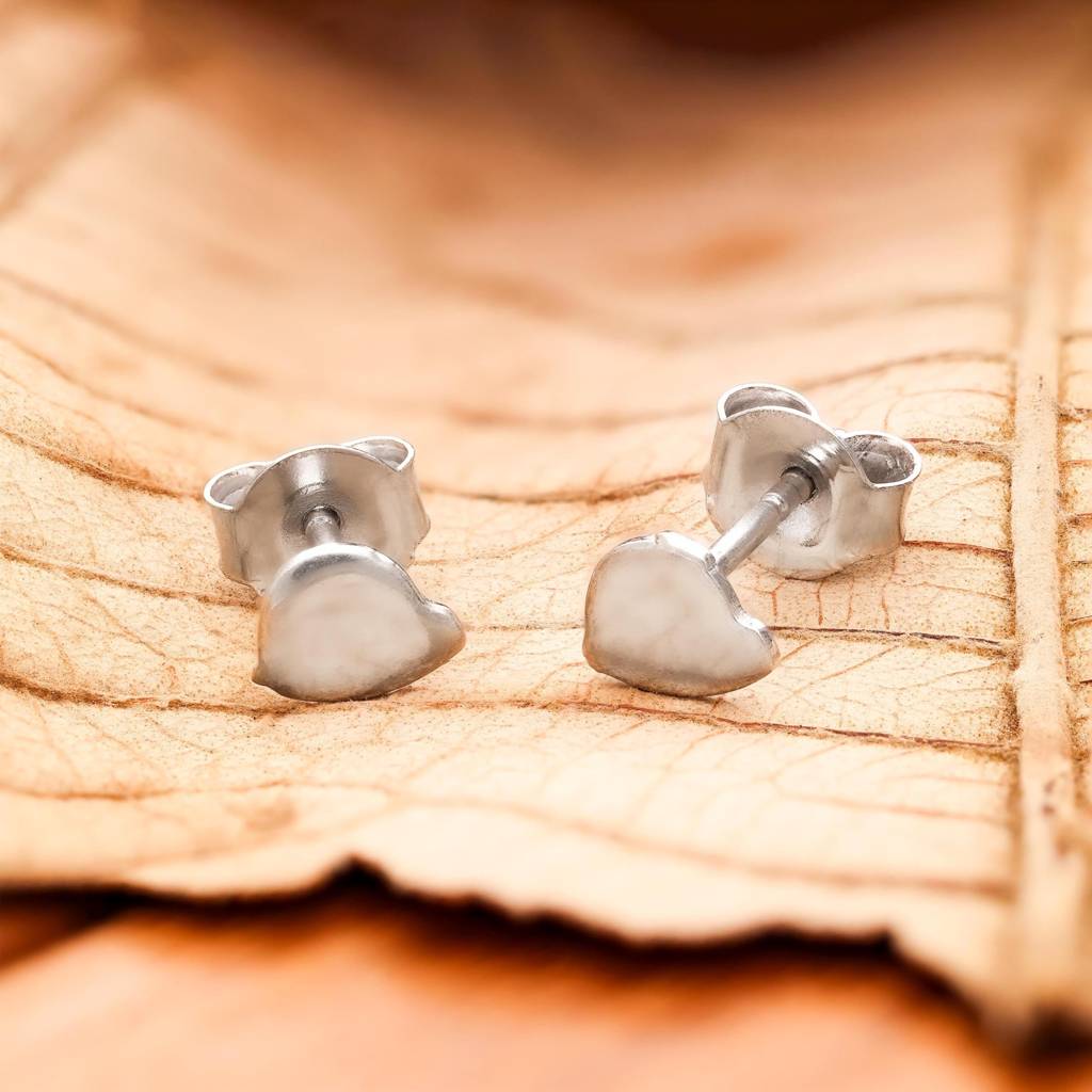 925 Silver Cloud Stud Earrings | Cute Minimal Jewelry Gift : SE_000834