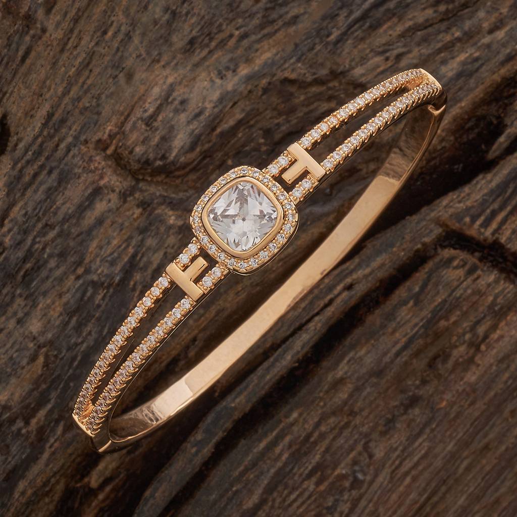 Kushal'S Fashion Jewellery  Plated Party Zircon Kada-186986 : 445622