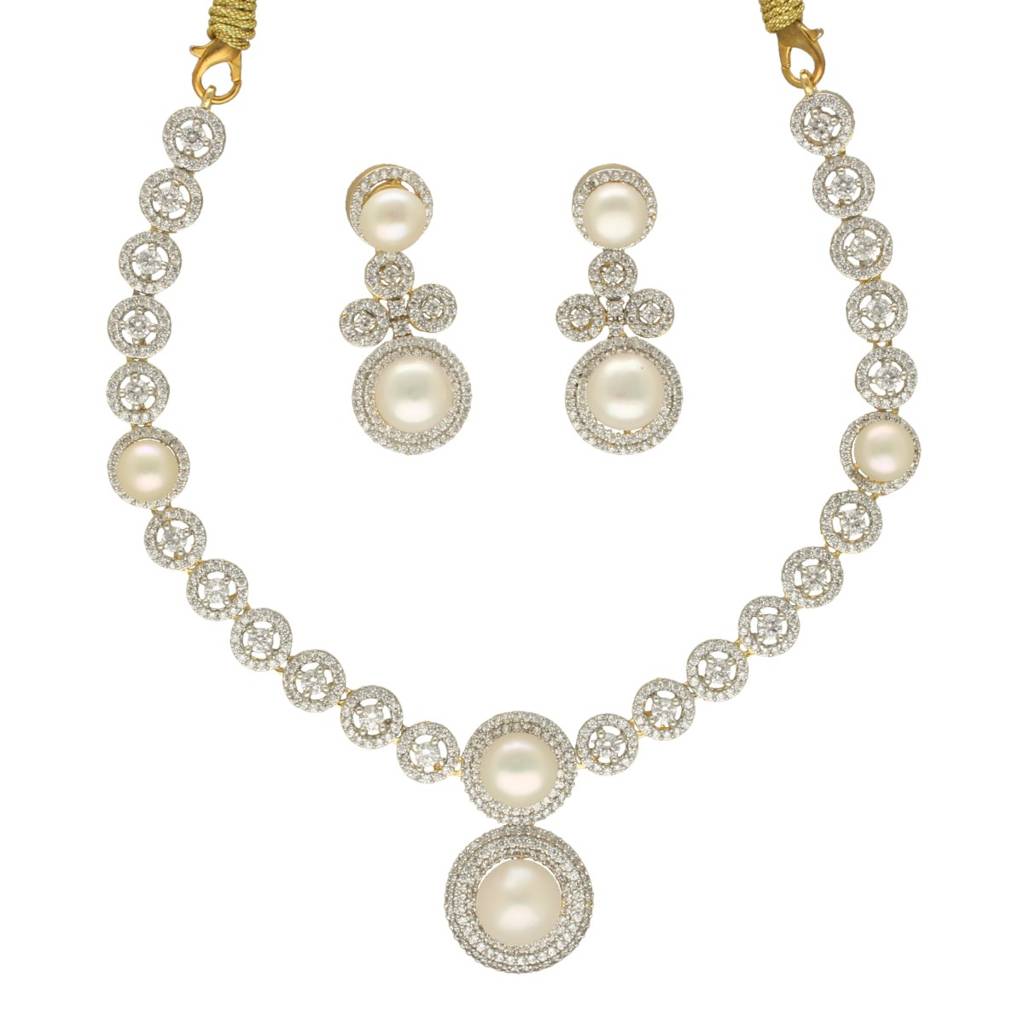 Whirling Glory Pearl Necklace Set : JPJUN-25-001