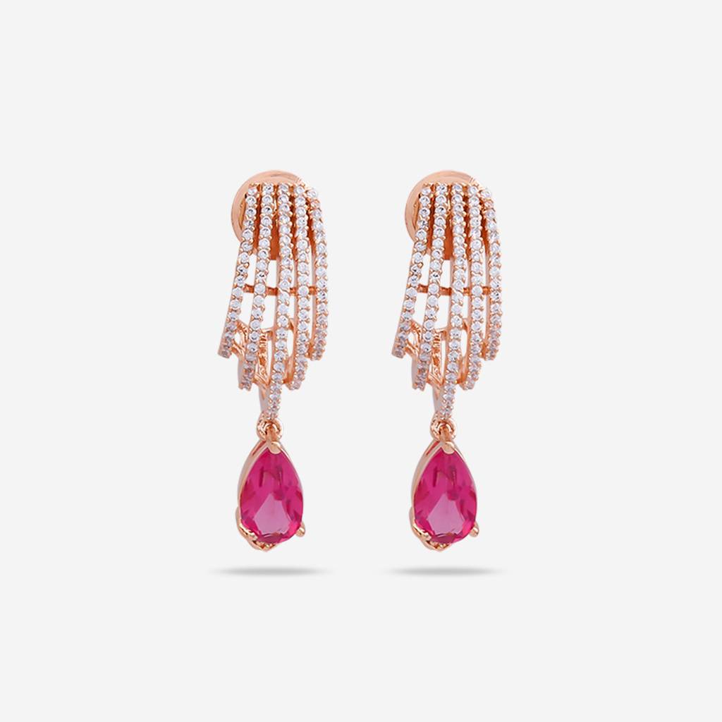 Kushal'S Fashion Jewellery Zircon Earring -163916 : 401204