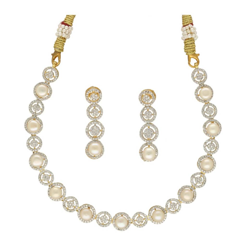 Ravishing Luxy Pearl Necklace Set : JPJUN-25-002