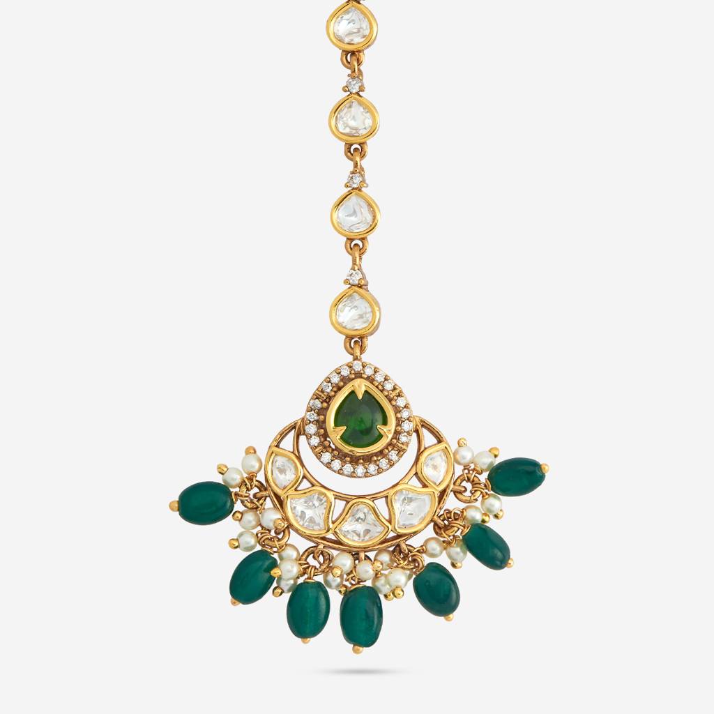 Ethnic Kundan Maang Tikka-185458 : 442497