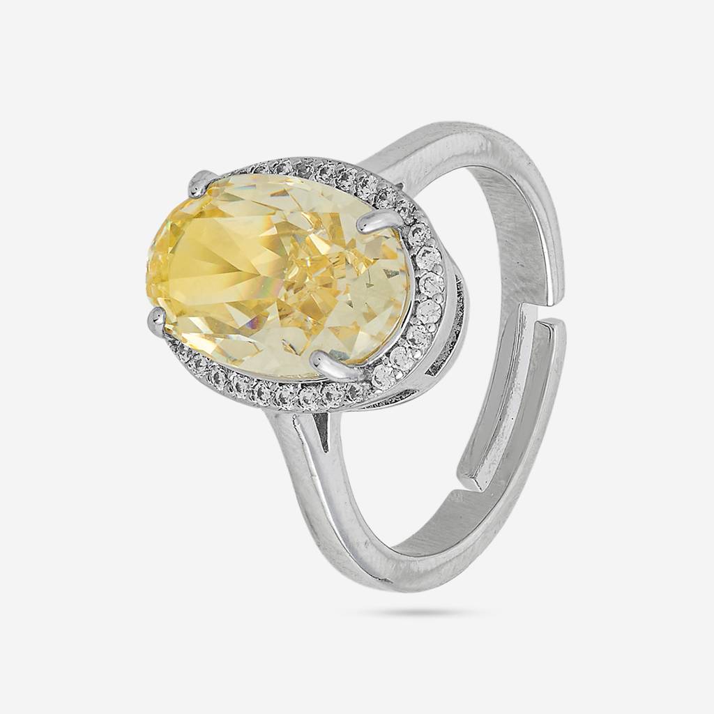 Kushal'S Fashion Jewellery -Plated Party Trendy Zircon Finger Ring -190048 : 451222