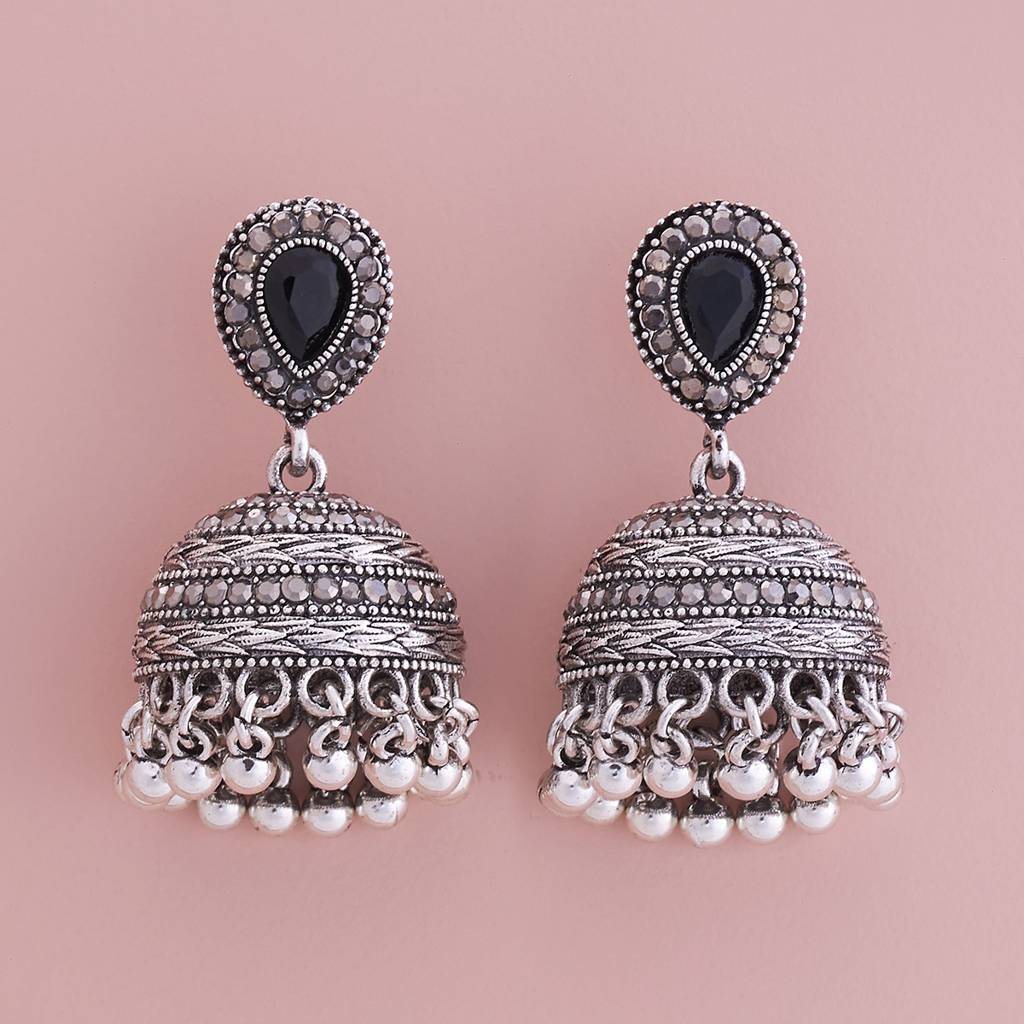 Party Zircon Trendy Jhumkas-178744 : 427914