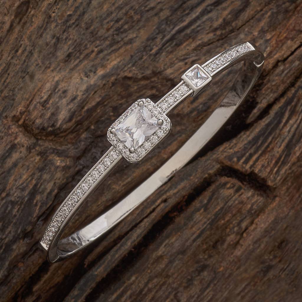 Kushal'S Fashion Jewellery Plated Party Zircon Kada-187026 : 445716