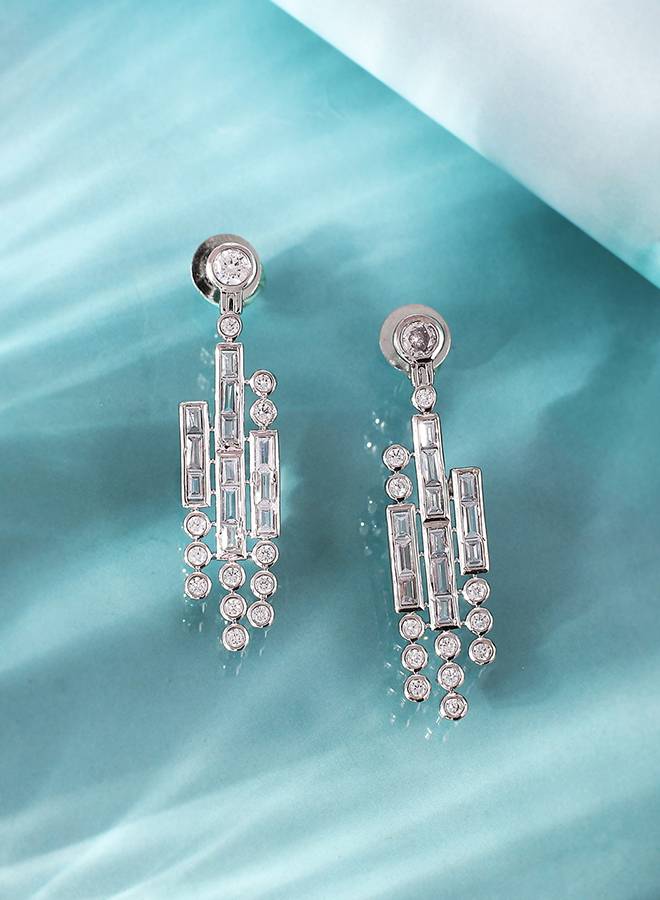 Mosaic Cascading Chique Earrings : 8905124519075
