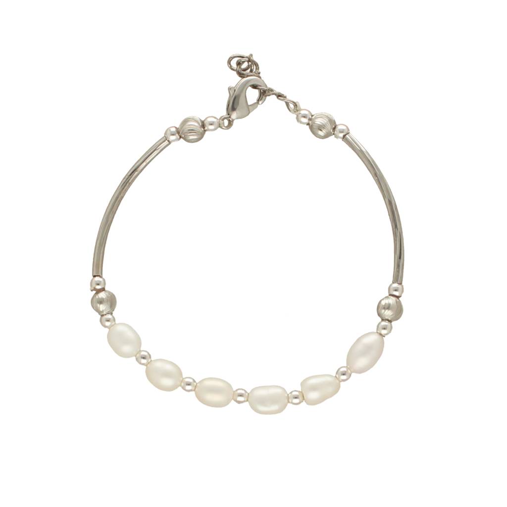 Unique 1 Line Pearl Bracelet : JPAUG-23-030