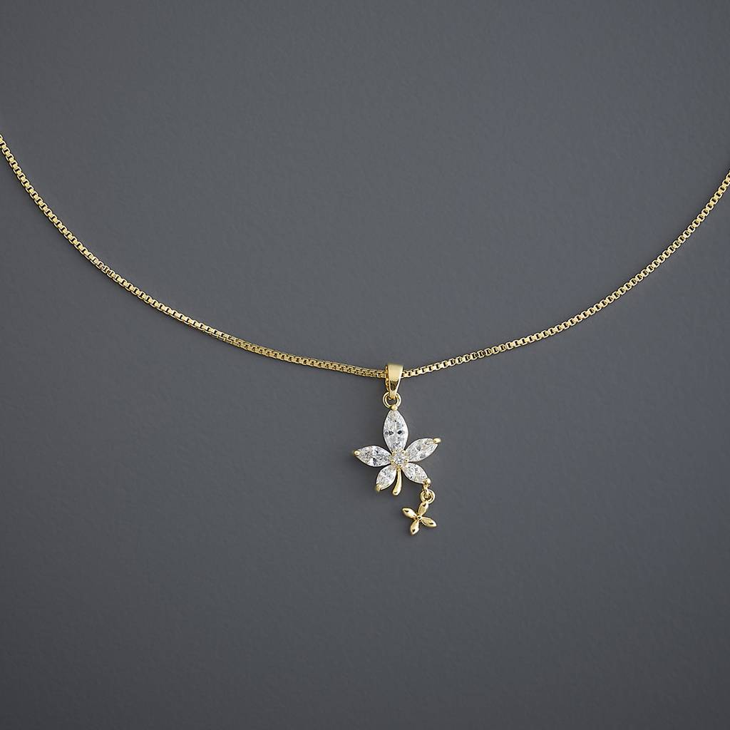 Kushal'S Fashion Jewellery  Party Trendy Pendant Chain Necklace-186090 : 443807