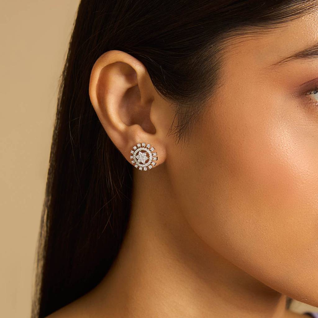 Kushal'S Fashion Jewellery Plated Party Zircon Studs-172767 : 413332