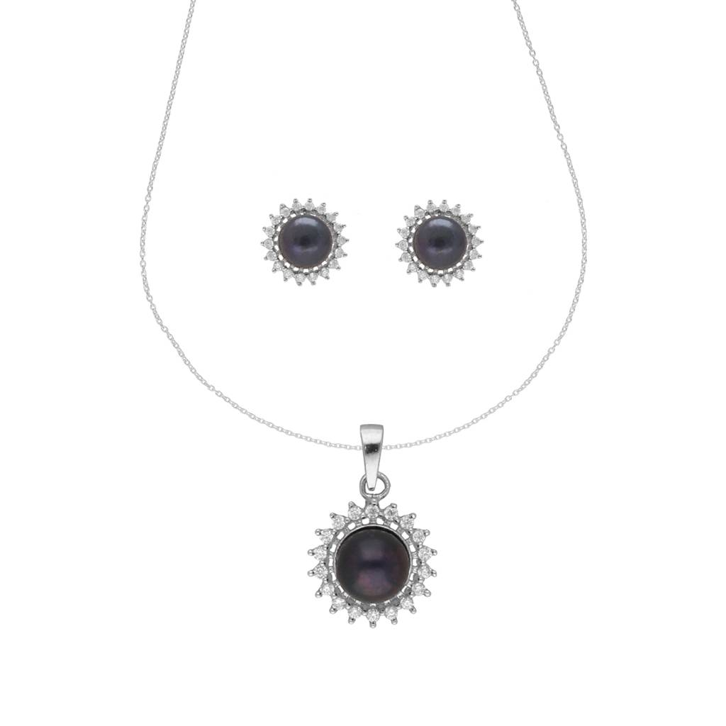 92.5 Silver Antara Simple Pearl Pendant : JPMAY-22-141