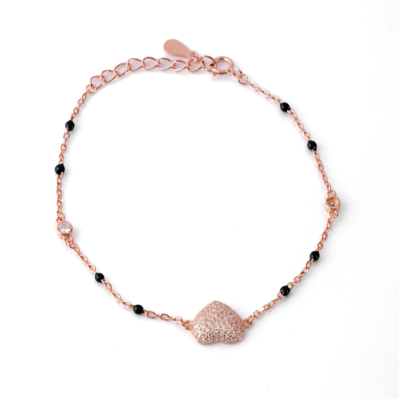 Blush Bloom  Heart Bracelet : JEWBRA26