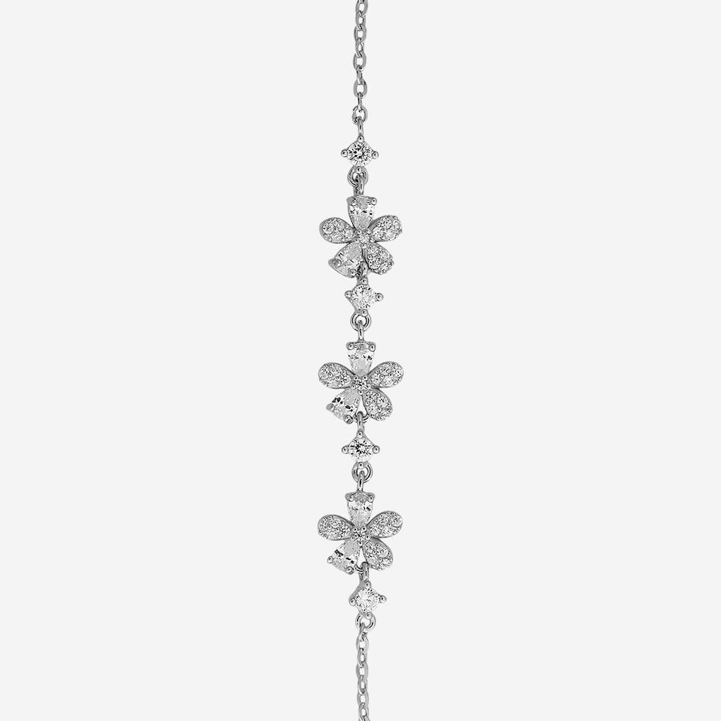 Kushal'S Fashion Jewellery Plated Party 92.5 Sterling Silver Bracelet -191288 : 453362