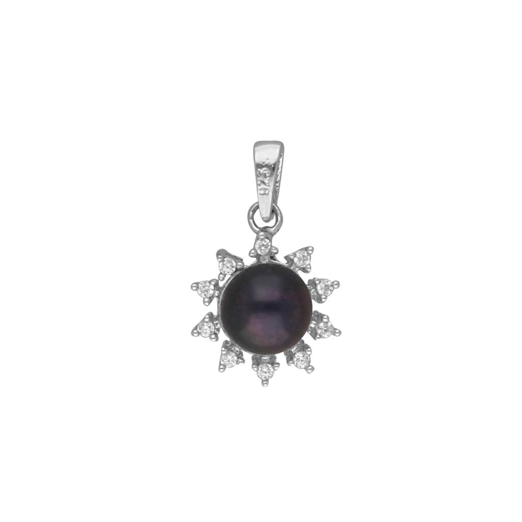 92.5 Sterling Silver Falguni Designer Pearl Pendant. : JPMAY-22-183