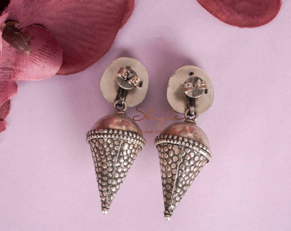 Mizoya Vintage Inspired Bold Drop Earrings : SE9020-1-1-2-1-1