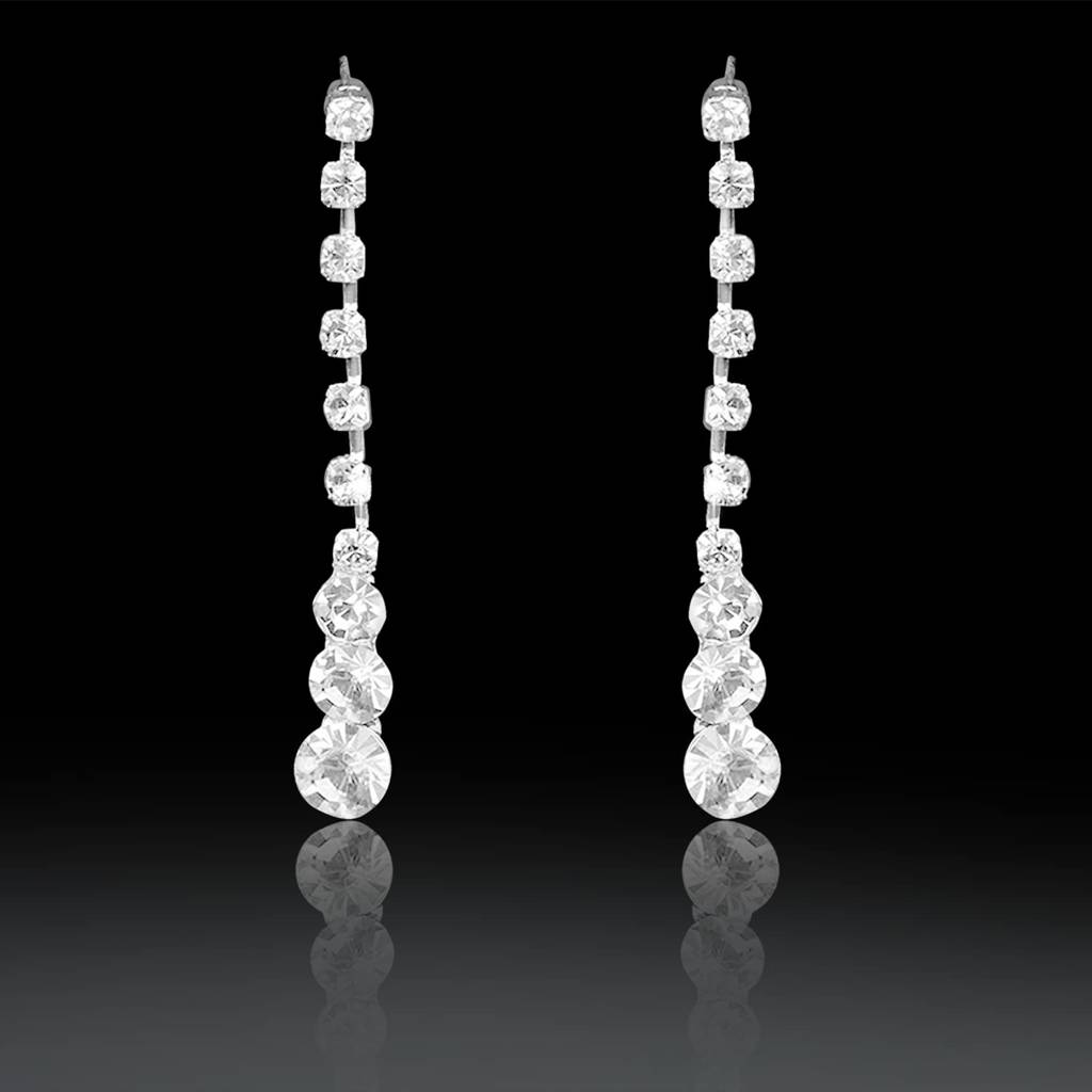 American Diamond Studded Necklace & Earrings Set Fashion Stylish Design Jewellery Gift For Women & Girls-Px8N18 : PX8N18