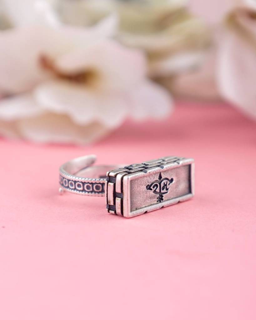 Anvaya Shri Ram Brick Auspicious Ring : SR18078