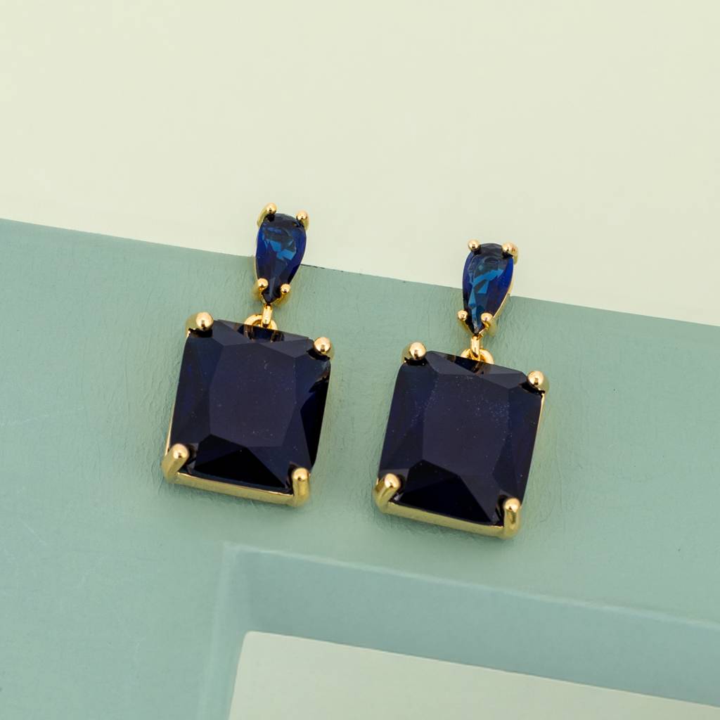 Kushal'S Fashion Jewellery Plated Party Trendy Zircon Drops-187438 : 446645